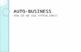 AUTO-BUSINESS HOW DO WE USE HYPERLINKS?. Edit an image that represents a hyperlink If a picture, AutoShape, or other graphic is used to represent a hyperlink,