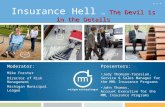 The Devil is in the Details Insurance Hell … The Devil is in the Details Presenters: Judy Thomson-Torosian, Service & Sales Manager for the MML Insurance.