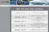2015 HCP Work Plan Schedule Tuesday, June 3 rd Submit all comments to HCP Program Manager. Wednesday, June 4 th EAHCP Staff will distribute comments to.