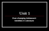 Unit 1 Ever-changing Adolescent Identities in Literature.