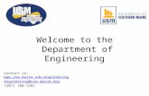 Welcome to the Department of Engineering Contact us:  engineering@usm.maine.edu (207) 780 5287.