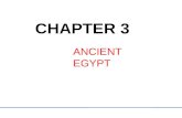 CHAPTER 3 ANCIENT EGYPT. Farming 5000 B.C.E. –River valley –Nile Civilization 3200 B.C.E. Ancient Egypt