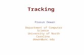 Tracking Prasun Dewan Department of Computer Science University of North Carolina dewan@unc.edu.