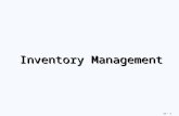 12 – 1 Inventory Management © 2006 Prentice Hall, Inc.