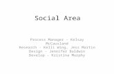 Social Area Process Manager - Kelsay McCausland Research - Kelli Wing, Jess Martin Design - Jennifer Baldwin Develop - Kristina Murphy.