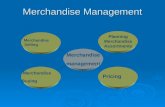 Merchandise Management Merchandise Buying Planning Merchandise Assortments Merchandise management Pricing Merchandise Selling