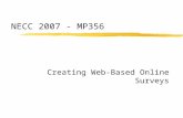 NECC 2007 - MP356 Creating Web-Based Online Surveys.