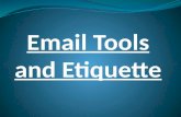 Email Tools  Subject- a title to your email to give an idea what the email will be about before the receiver opens it.  Attachment- a file or document.