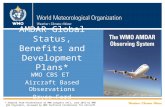 AMDAR Global Status, Benefits and Development Plans* WMO CBS ET Aircraft Based Observations Bryce Ford * Adapted from Presentation at WMO Congress XVII,