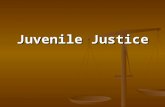Juvenile Justice. Historical Development of Juvenile Justice From a historical perspective, juvenile delinquency and a separate justice process for juveniles.