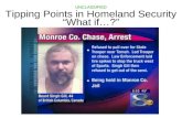 UNCLASSIFIED Tipping Points in Homeland Security “What if…?”