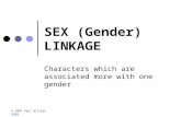 SEX (Gender) LINKAGE Characters which are associated more with one gender © 2007 Paul Billiet ODWSODWS.