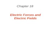 Chapter 18 Electric Forces and Electric Fields. 18.1 The Origin of Electricity The electrical nature of matter is inherent in atomic structure. coulombs.