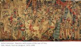 Artist Unknown, Tapestry with scenes of the war of Troy, (Silk, Wool), Tournai, Belgium, 1475-1490.