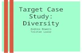 Target Case Study: Diversity Andrea Bowers Tristan Lazor.