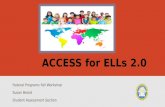 ACCESS for ELLs 2.0 Federal Programs Fall Workshop Susan Beard Student Assessment Section.