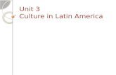 Unit 3 Culture in Latin America. Mexico Culture Primary language: Spanish Major Religion: Roman Catholic ◦ Imp. Holidays: Christmas, Lent, Easter Other.