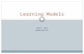 EDFD 302 MGMSANTOS Learning Models. Learning Models:  Mastery Learning  Discovery Learning  Guided Discovery Learning  Meaningful Reception Learning.