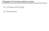 Chapter 8 Conservation Laws 8.1 Charge and Energy 8.2 Momentum.