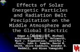 Effects of Solar Energetic Particles and Radiation Belt Precipitation on the Middle Atmosphere and the Global Electric Circuit Edgar A. Bering, III, Michael.