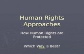 Human Rights Approaches How Human Rights are Protected Which Way is Best? START.