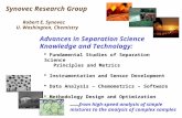 Fundamental Studies of Separation Science Principles and Metrics  Instrumentation and Sensor Development  Data Analysis – Chemometrics – Software