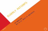 ELDERLY PATIENTS DR ABDOLLAHI REF.CH.14- BASIC OF ANESTHEISA 10/18/2015 1.