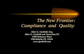 2-8-02c. 2002 Alice G Gosfield The New Frontier: Compliance and Quality Alice G. Gosfield, Esq. Alice G. Gosfield and Associates PC 2309 Delancey Place.