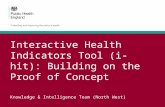Interactive Health Indicators Tool (i-hit): Building on the Proof of Concept Knowledge & Intelligence Team (North West)