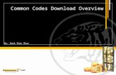 Common Codes Download Overview Common Codes Download Overview By: Quek Shan Shan.