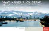 WHAT MAKES A CV STAND OUT? (A PERSONAL PERSPECTIVE!) Department of Neuroimaging IoPPN.