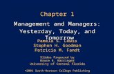 Chapter 1 ©2001 South-Western College Publishing Pamela S. Lewis Stephen H. Goodman Patricia M. Fandt Slides Prepared by Bruce R. Barringer University.