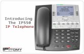 Introducing The IP550 IP Telephone. What to expect from your new IPitomy IP telephone system The IPitomy system has many of the same features of traditional.