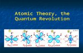 Atomic Theory, the Quantum Revolution. Max Planck’s work on black body radiation In 1900, Max Planck was investigating why opaque hot objects will glow.