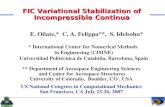 E. Oñate,* C. A. Felippa**, S. Idelsohn* ** Department of Aerospace Engineering Sciences and Center for Aerospace Structures University of Colorado, Boulder,