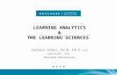 LEARNING ANALYTICS & THE LEARNING SCIENCES Zachary Stein, Ed.M, Ed.D (c) Lectica ®, Inc. Harvard University.