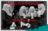 Witness for the Prosecution By Agatha Christie. Leonard Vole  The young man, 27, accused of murder.