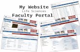 My Website Life Sciences Faculty Portals. In Class Exercises.