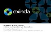 © 2002 – 2012, Exinda Networks Inc. Proprietary & Confidential | 1 Performance You Can See Exinda, Ken Casto, Area VP Alternative Computer Technology,