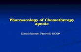 Pharmacology of Chemotherapy agents David Samuel PharmD BCOP.