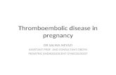 Thromboembolic disease in pregnancy DR SALWA NEYAZI ASSISTANT PROF. AND CONSULTANT OBGYN PEDIATRIC ANDADOLESCENT GYNECOLOGIST.