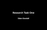 Research Task One Eden Goodall. Genre - As a Concept Comedy -Laughter -Happiness -Joy Thriller -Tension Musical -Joy -Happiness Romance -Sadness -Happiness