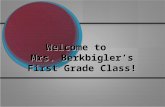 Welcome to Mrs. Berkbigler’s First Grade Class!. Emily Berkbigler Returning to 1 st grade Returning to 1 st grade Long term substituting in First Grade.