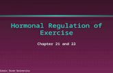 Illinois State University Hormonal Regulation of Exercise Chapter 21 and 22.