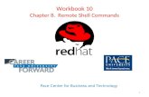 Workbook 10 Chapter 8. Remote Shell Commands Pace Center for Business and Technology 1.
