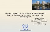 IAEA International Atomic Energy Agency Akira OMOTO Director, Division of Nuclear Power a.omoto@iaea.org Nuclear Power Infrastructure Development how to.