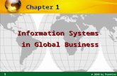 1 © 2010 by Prentice Hall 1 Chapter Information Systems in Global Business Information Systems in Global Business.