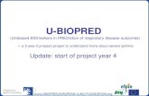U-BIOPRED (Unbiased BIOmarkers in PREDiction of respiratory disease outcomes) → a 5-year European project to understand more about severe asthma Update: