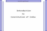 Social & Legal Issues Introduction to Constitution of India.