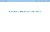 Lecture 05: Theory of Automata:08 Kleene’s Theorem and NFA.